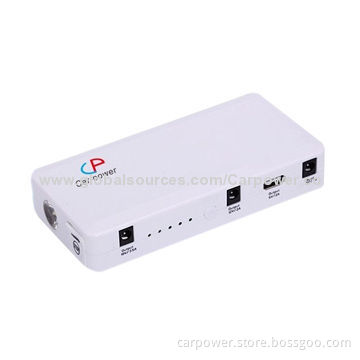 14,000mA mini car jump starter, jump starts 12V vehicle, fit for mobile, laptop & digital devices